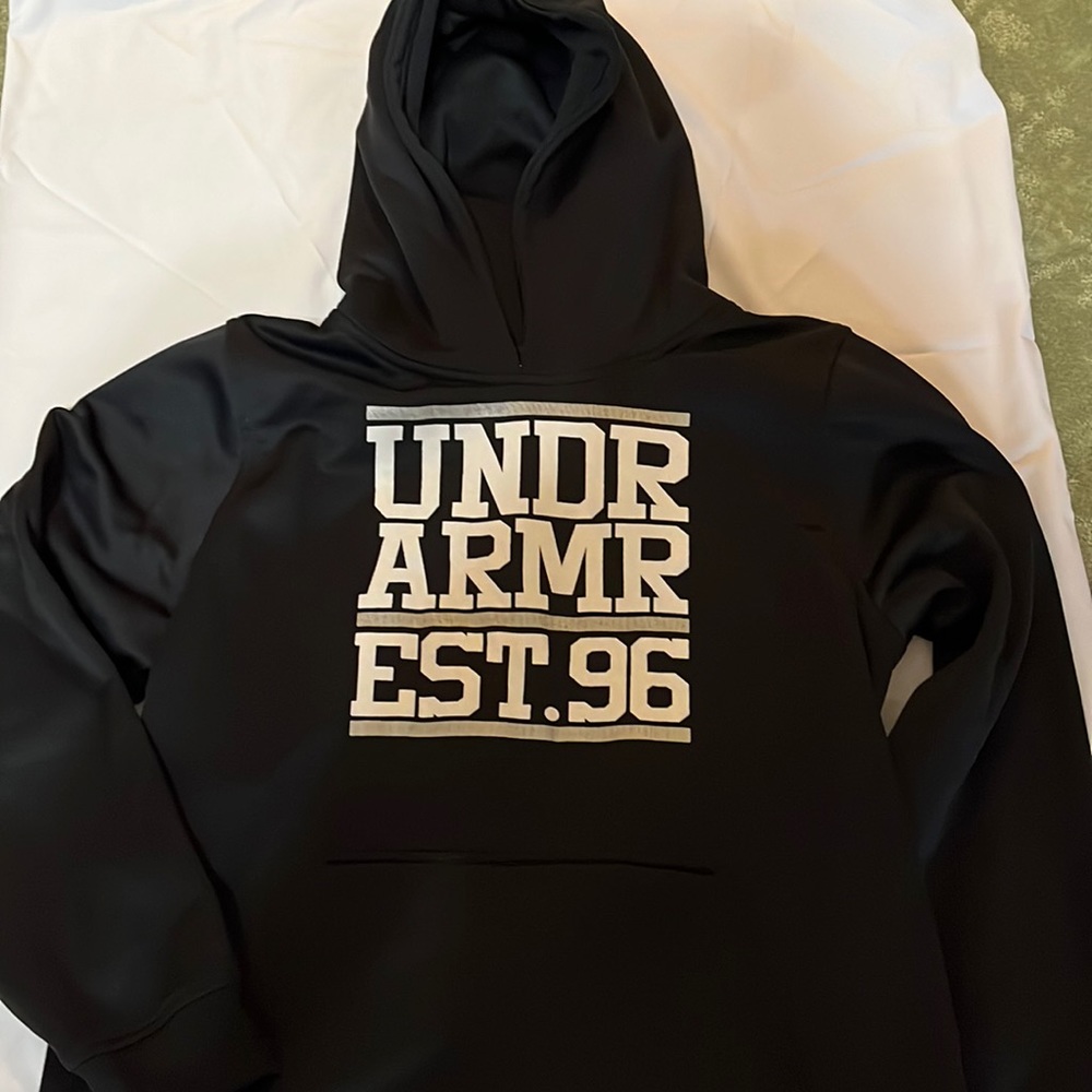 New Boys Black Under Armour Sweatshirt